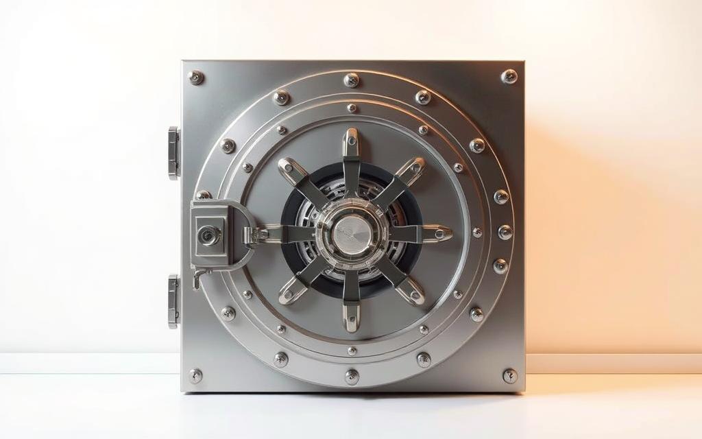 A Large, Imposing Metal Vault Set Against A Crisp, Clean Background, Its Sturdy Door Adorned With Intricate Gears And Dials. Gleaming Chrome Hinges And A Prominent Locking Mechanism Convey A Sense Of Unyielding Protection. Soft, Even Lighting From Above Casts A Warm Glow, Emphasizing The Vault'S Solid, Reliable Construction. The Scene Exudes A Feeling Of Security And The Assurance Of Safeguarding One'S Most Valuable Possessions, Mirroring The Concept Of Extended Warranty Coverage. The Vault'S Presence Dominates The Frame, Commanding Attention And Conveying The Gravity Of The &Quot;Extended Warranty And Additional Consumer Protection&Quot; Topic.